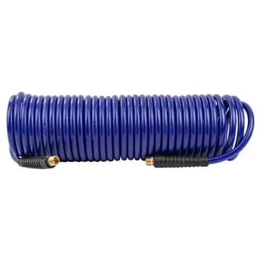 Шланг витой полиуретановый 6.5мм х 10мм х 10м с резьбовыми наконечниками 1/4'' YATAFORCE YF-AHC-48B