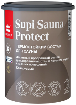 Защита для сауны Tikkurila SUPI SAUNA PROTECT п/мат (0,9л)