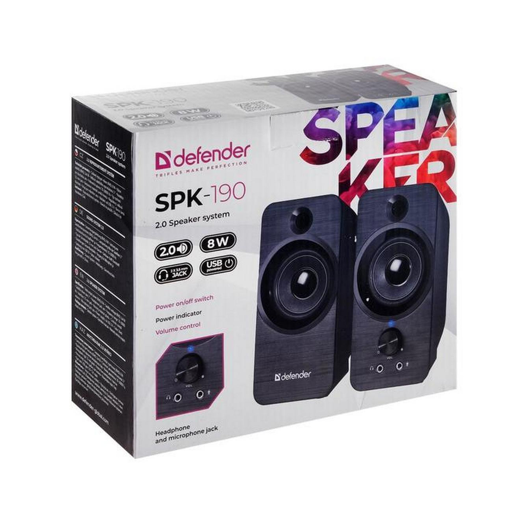 Акустика 2.0 Defender SPK 190