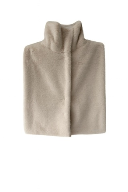 Жилет-манишка норка (светло-бежевый)