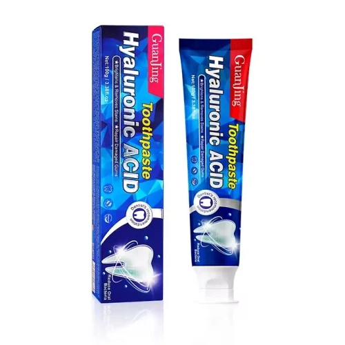 Зубная паста с гиалуроновой кислотой забота о деснах и зубах GuanJing Hyaluronic Acid ToothPaste, 100г