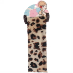 Повязка на голову «Britney Room», принт крупный леопард, микс 6 цветов, 20*7см