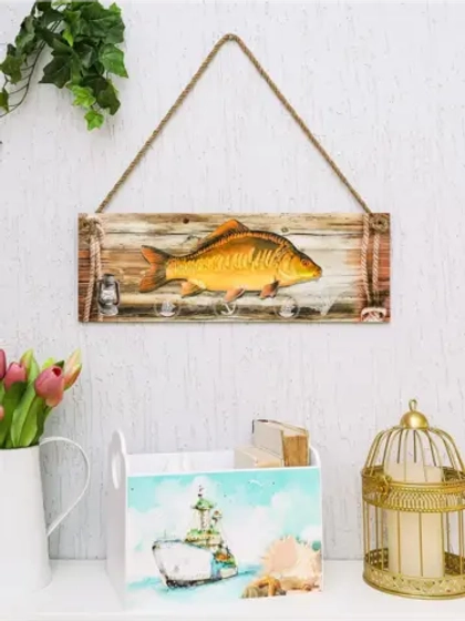 Декор на стену "Зеркальный карп" 50*17 см