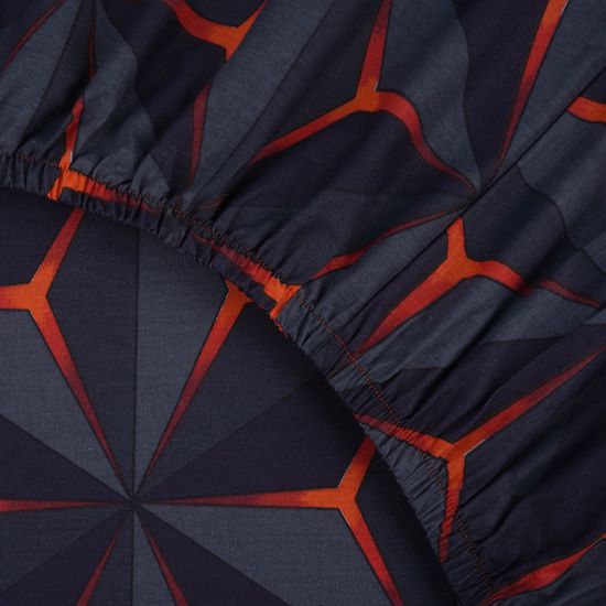 Простыня на резинке  Астра,  180x200х30 см. , бязь  DOMTEKC