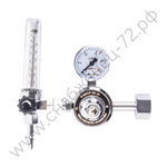 Регулятор расхода газа У-30/АР-40-1P (универсальный, 1 манометр, латунь)