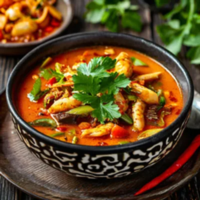 Суп Том Ям с креветками