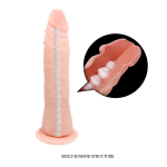 Телесный гнущийся фаллоимитатор 20см Bior Toys Erowoman-Eroman EE-10215