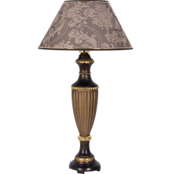 Ваза Ребристая Бронза Голдбраун