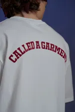 Футболка Called a Garment Authentic Cherry белая