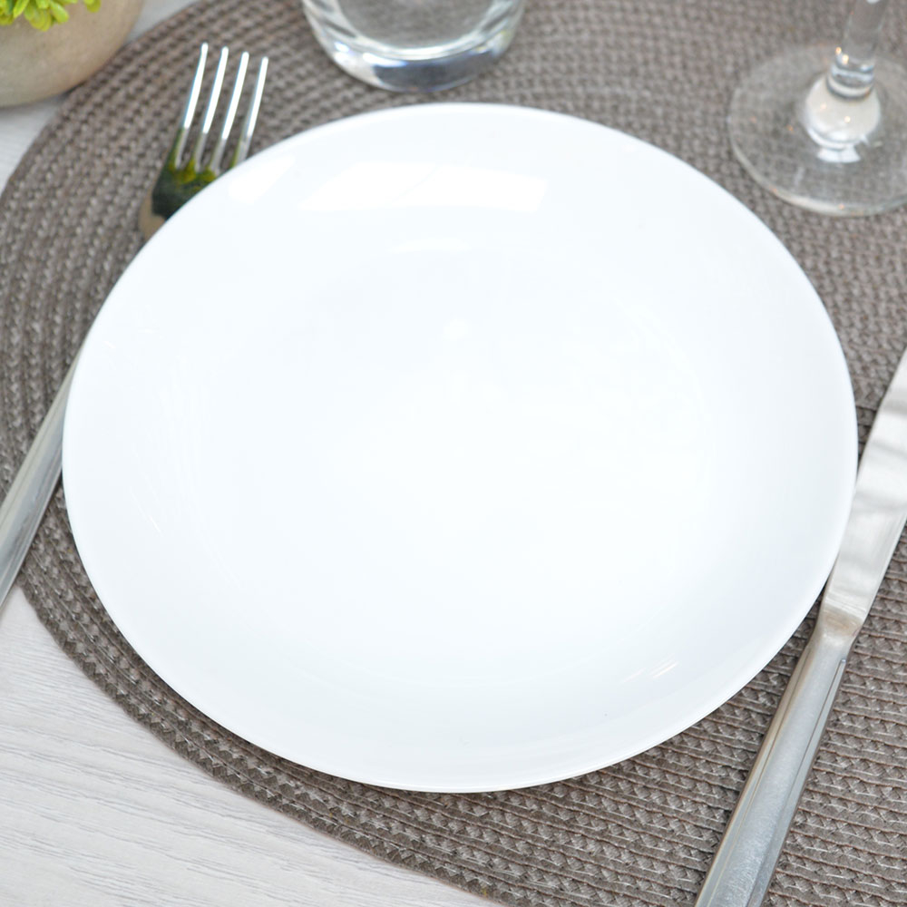 Тарелка плоская 19см Клер, стеклокерамика, Jewel