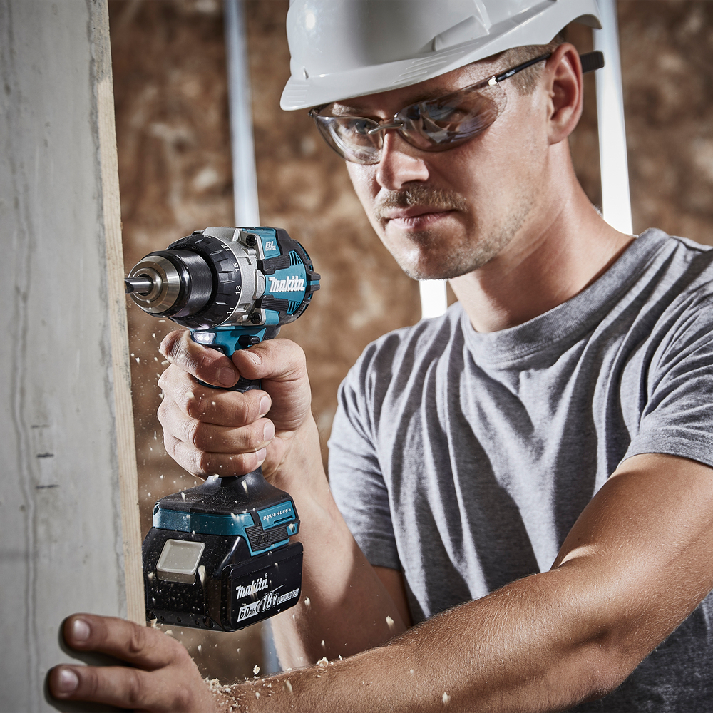 Дрель-шуруповерт ударная аккум. LXT 18В BL XPT, 13мм, 73/40Нм Makita DHP489Z