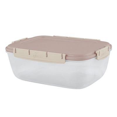 Контейнер для продуктов Sugar&Spice Barberry герметичный 1,8л прямоугольный латте