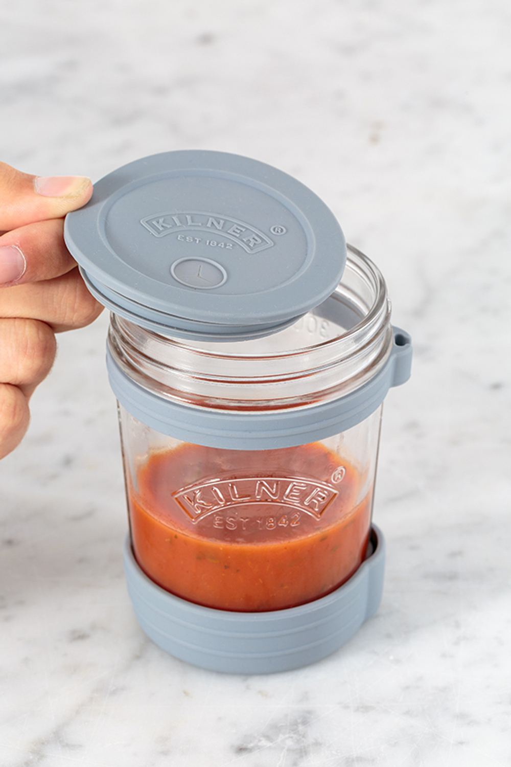 Набор из банки и ложки для супа 350 мл