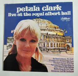 Винтажная виниловая пластинка LP Petula Clark Live At The Royal Albert Hall (USA 1972)