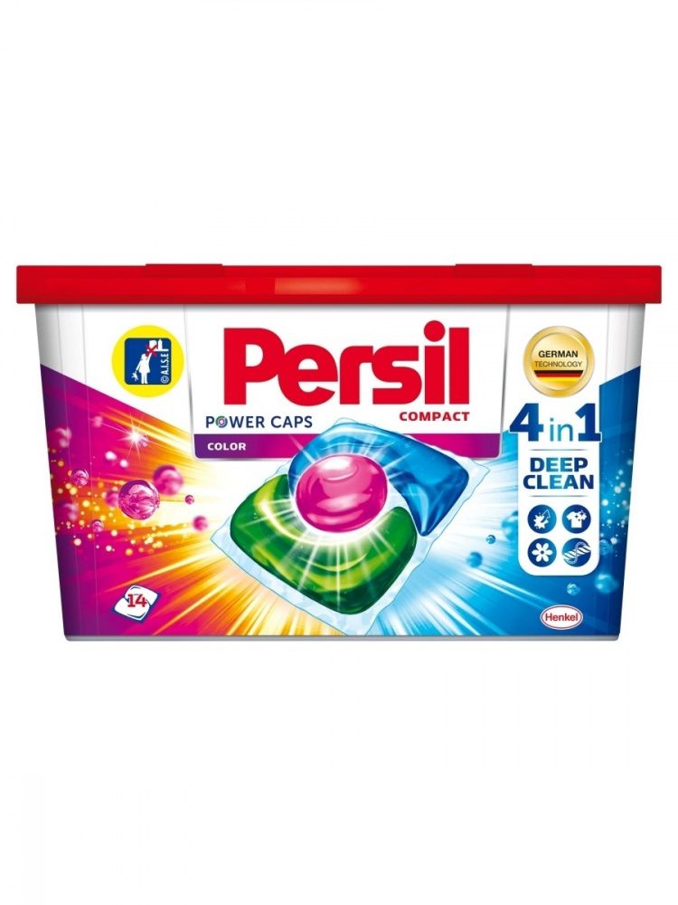 Капсулы для стирки Persil Power Caps Color, 14 шт