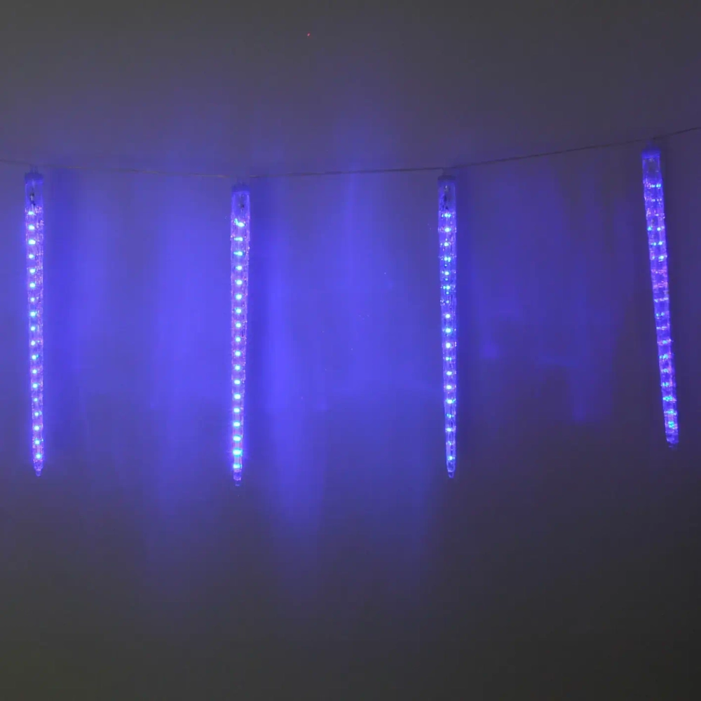 Гирлянда для улицы «Сосулька» 3,0 м*42 см 288 ламп LED, IP-54, Синий (8 трубок)