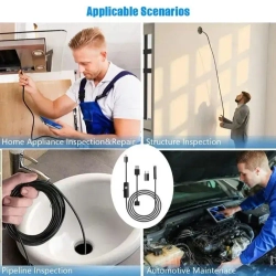 Эндоскоп для смартфона, жёсткий провод PC Android 2 м