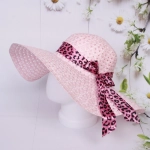 Шляпа женская с широкими полями «TiraMiSu- Стелла», микс 8 цветов, р58, ширина полей 14 см