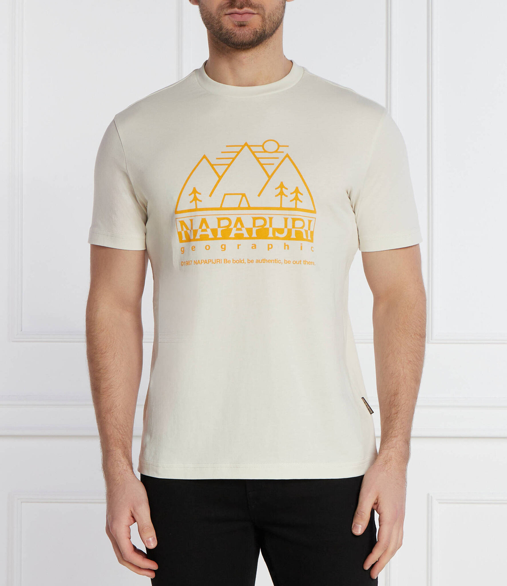 Футболка Napapijri - экрю(NP0A4HQE)