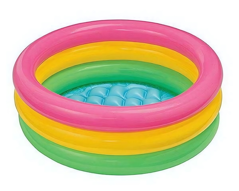 Бассейн надув. "Радуга" 61*22см 57107/1224307(Intex)