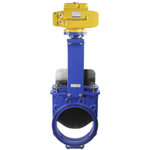 Knife Gate Valve Elephant PSI145 Class 125 NBR Wafer type, Cast Iron, Bidirectional, with Elephant-MT-200 380V electric actuator