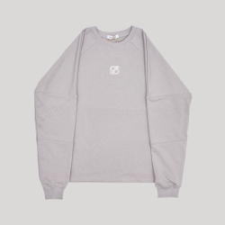 Raglan Sweatshirt LOGO Opal Grey