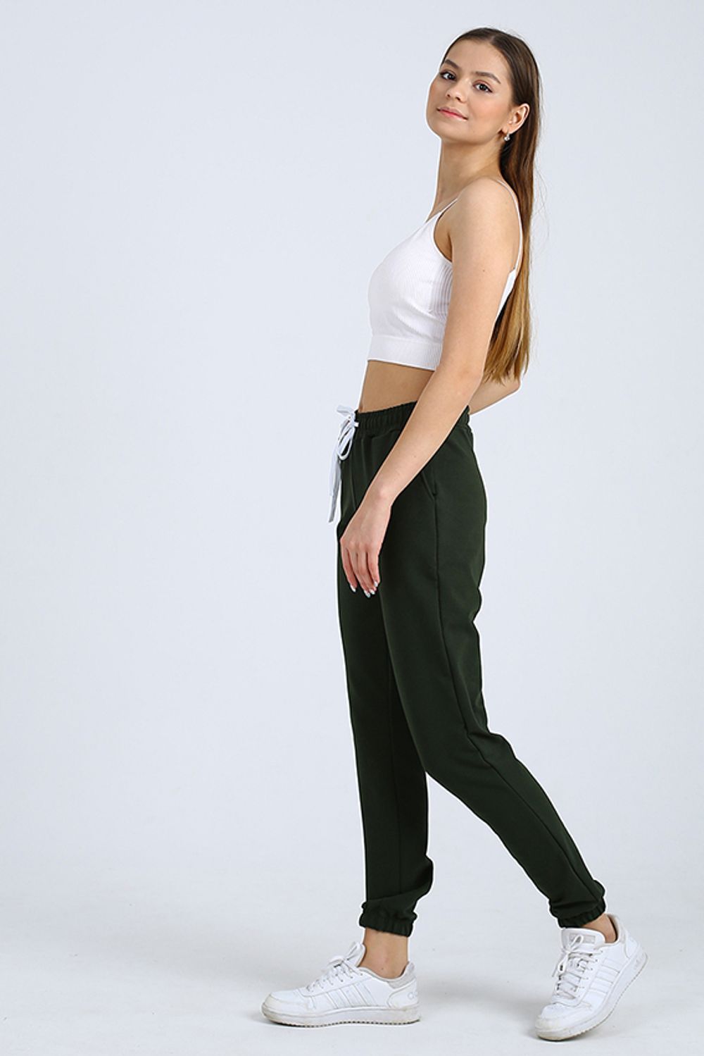 С-624 Брюки-джоггеры из футера Уценка