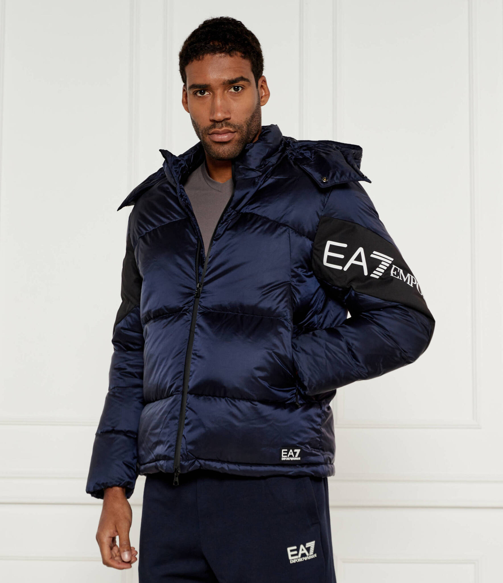 Пуховая куртка EA7 - темно-синий(6DPB33 PNEOZ)