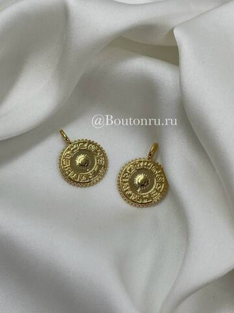 Подвеска "Знаки зодиака" золотистая