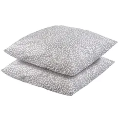 Набор из двух наволочек серого цвета с принтом Спелая смородина из коллекции scandinavian touch, 70х70 см