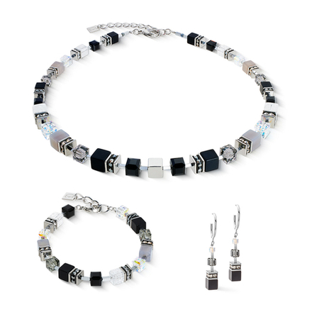 Серьги Coeur de Lion Black-Silver 3039/21-1317