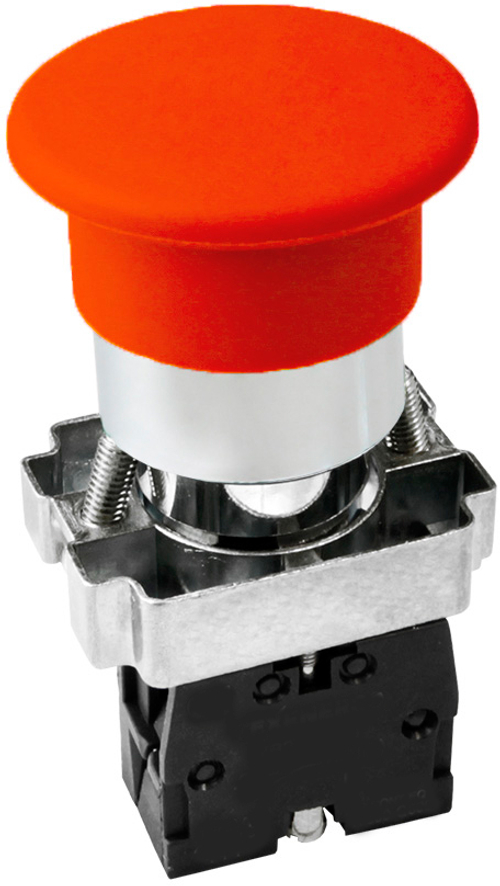 Кнопочный выключатель LAY5-BС42 "Грибок" красный 1р
