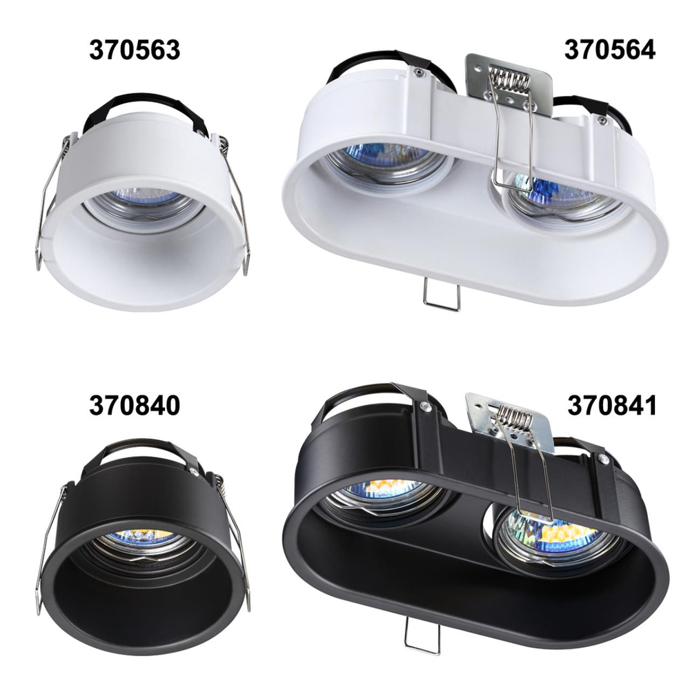 370563 SPOT NT19 516 белый Встраиваемый светильник IP20 GU10 50W 220-240V CLOUD