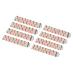 Клейкие полоски СИЛА SDSS-L-W8 двусторонние сменные большие 8 шт, до 2 кг белые