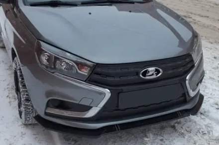 Сплиттер переднего бампера VTS 2.0