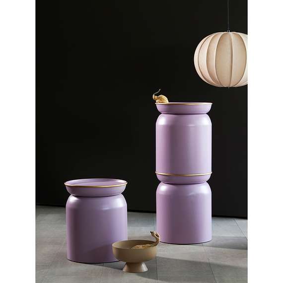 Журнальный столик Ingvild, Ø38х45 см, сиреневый