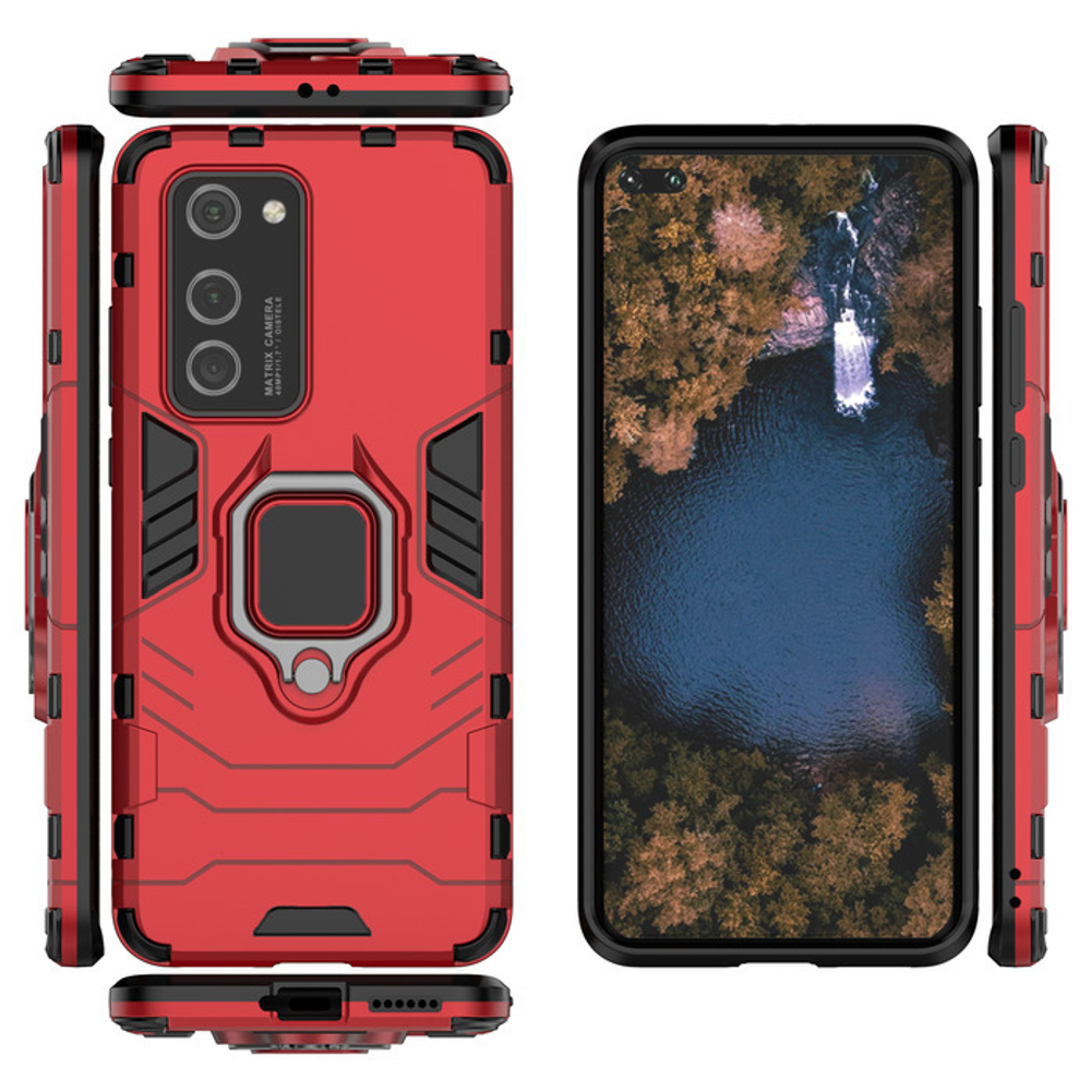 Противоударный чехол с кольцом Panther Case для Huawei P40 Pro