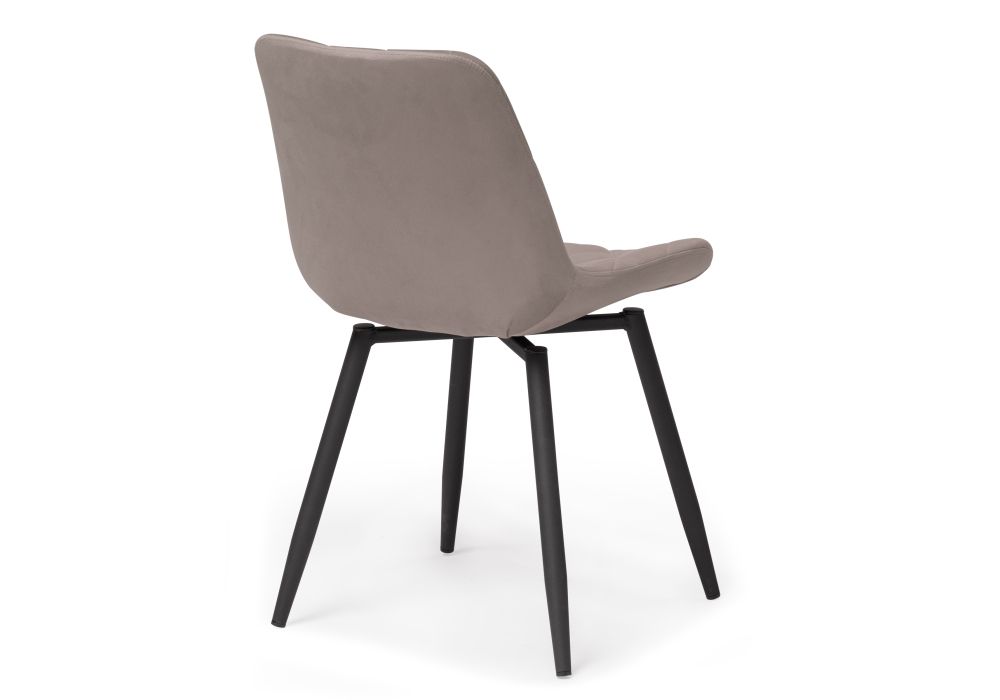 Стул на металлокаркасе Баодин К Б/К крутящийся латте / черный