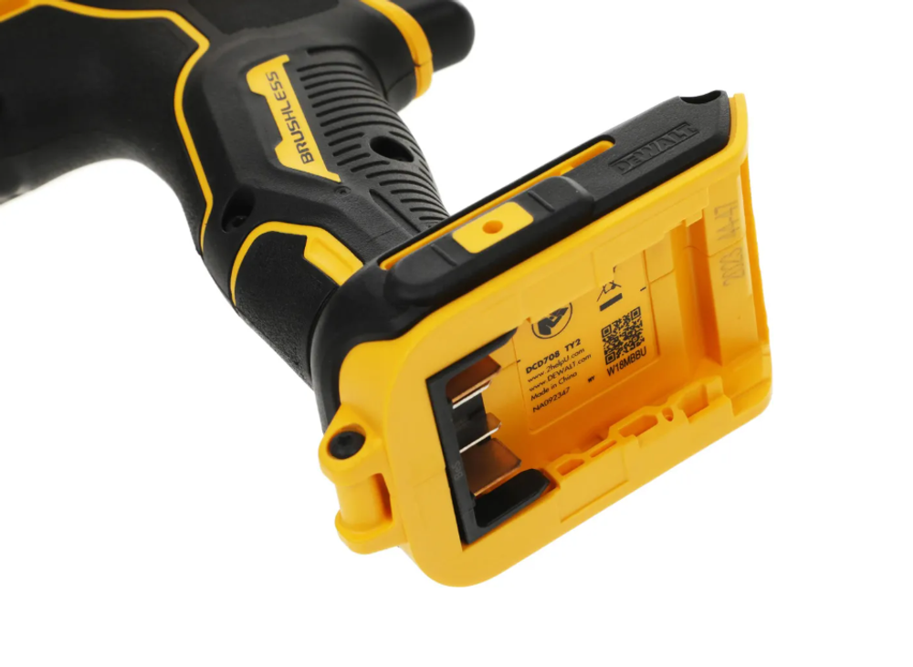Дрель-шуруповерт DeWALT DCD708N-XJ Без АКБ и ЗУ, 2Ач, без АКБ, без ЗУ