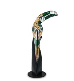 Decor and Gift 23-029-04 Н-р статуэток из трех «Тукан» дерево+стекл.мозаика (50,40,30 см)