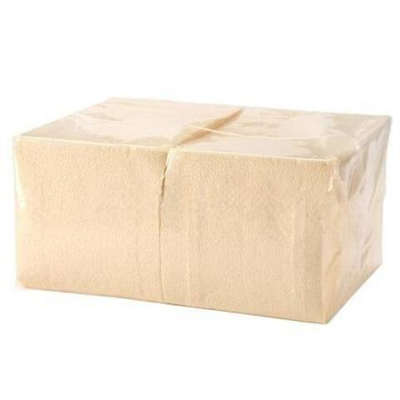 Салфетка 33х33 (1 сл.) 300 шампань (1/9 шт.)