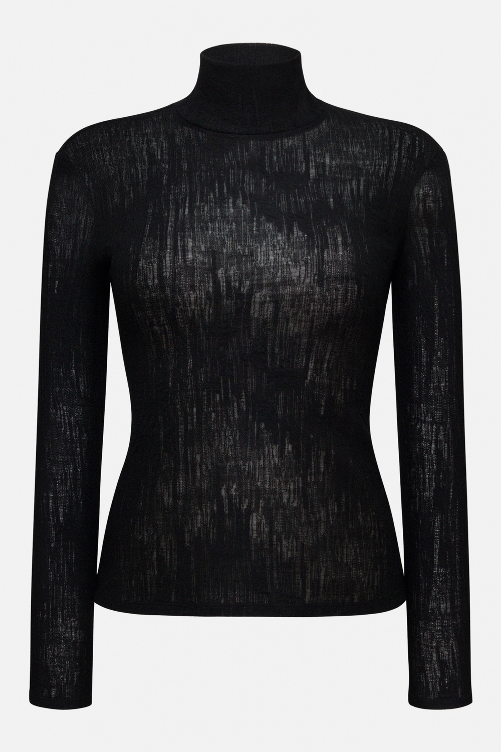 Водолазка из фактурной шерсти