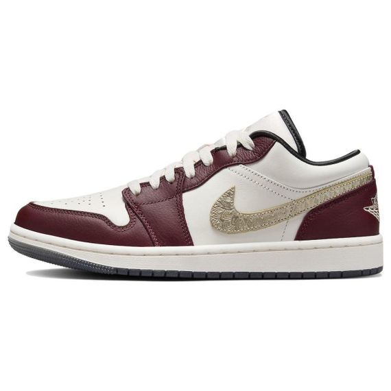 Jordan Air Jordan 1 Подвесные баскетбольные мячи Низкий уровень Белый красный желтый Женский