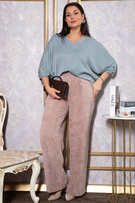 Брюки вельветовые Брауни (бежевые) Б14830-25М LT Collection