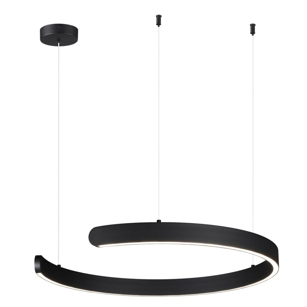 6534/43L LEDIO LN23 223 чёрный Светильник подвесной LED 43W 3000-6000K 1758Лм 220V INDIE