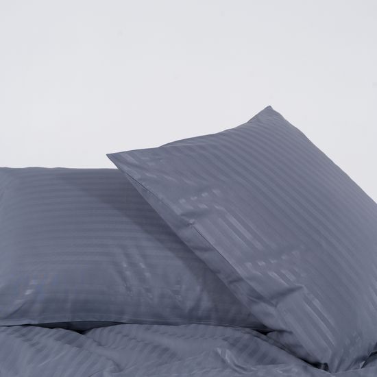 Пододеяльник Greys , страйп полисатин  150x215  HOMY