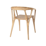 Стул из массива дуба Picasso c мягким элементом (натур.кожа)