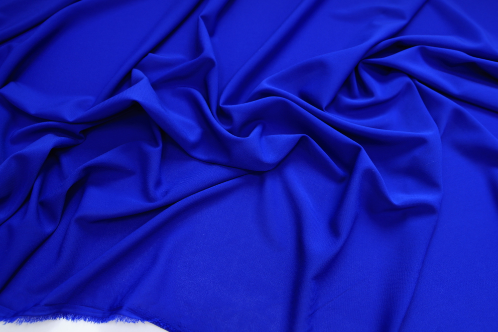 Вискоза василек однотонная