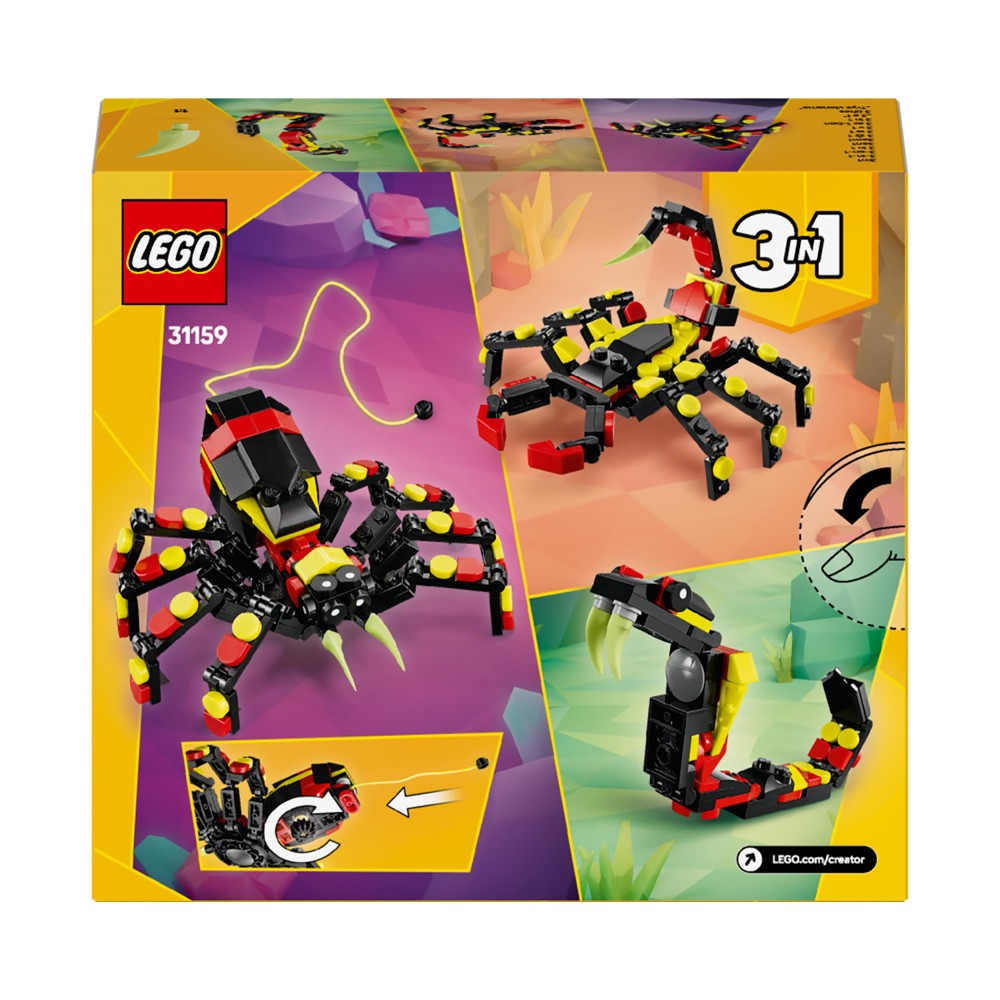 Конструктор LEGO Creator 31159 Невероятный паук 3 в 1 — фото 4