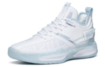 Anta GH3 fabric synthetic leather TPU nitrogen technology shock absorption, non-slip, wear-resistant wrapping support low-top basketball shoes white christmas